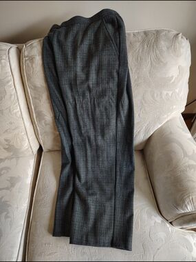 Sag Harbor Gray Plaid Dress Pants